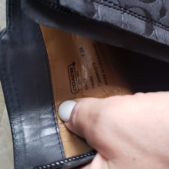 Coach Hanni soft leather booties size 7.5 - Picture 10 of 14